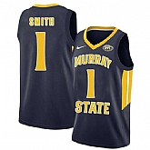 Murray State Racers 1 DaQuan Smith Navy College Basketball Jersey Dzhi,baseball caps,new era cap wholesale,wholesale hats